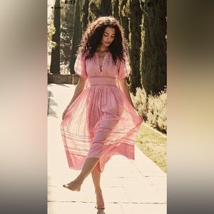 Doen. Pink “Violet” Dress. Size M.
